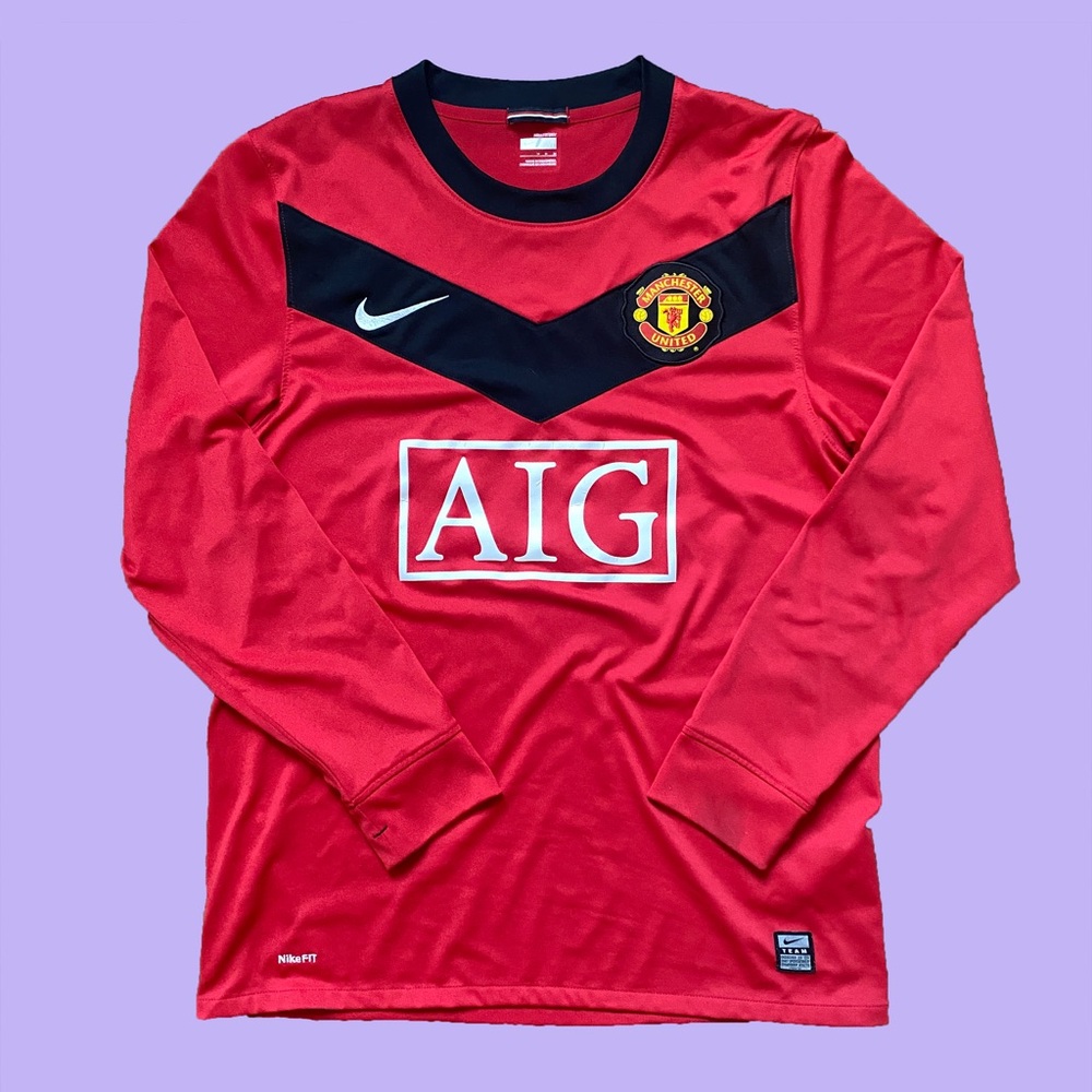 Manchester United 2009/2010 Nike Long Sleeve Jersey
